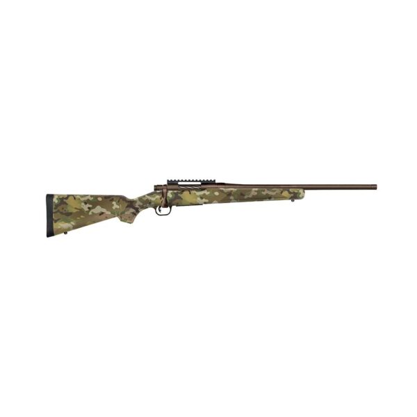 Mossberg Patriot Rifle 6.5 PRC 4rd Capacity 20'' Threaded Cerakote Patriot Brown Rifle/Multicam Stock - Precision Shot Firearms