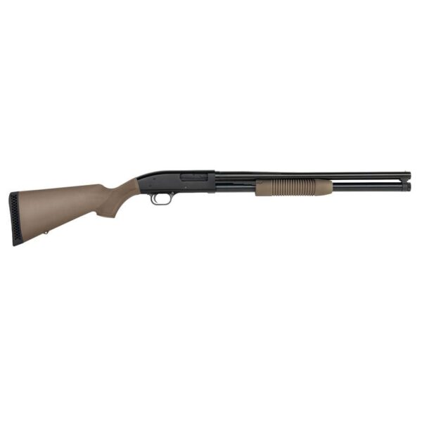Mossberg Maverick 88 Security Shotgun 12 ga 3" Chamber 7rd Magazine 20" Barrel FDE - Precision Shot Firearms
