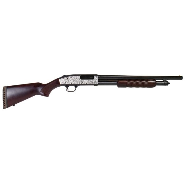 Mossberg 500 Retrograde Shotgun 12 ga 3" Chamber 5rd 18.5" Barrel Filigree Polished - Precision Shot Firearms