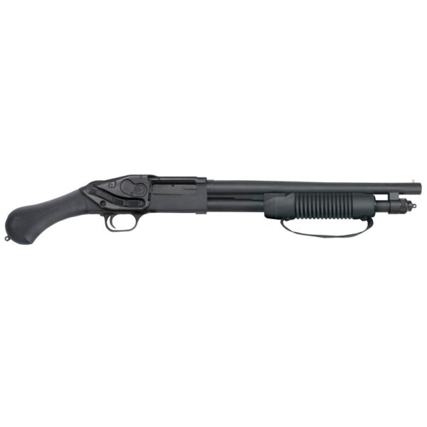Mossberg 590 Shockwave Laser Saddle Shotgun 20 ga 3" Chamber 5rd Magazine 14.375" Barrel Black - Precision Shot Firearms