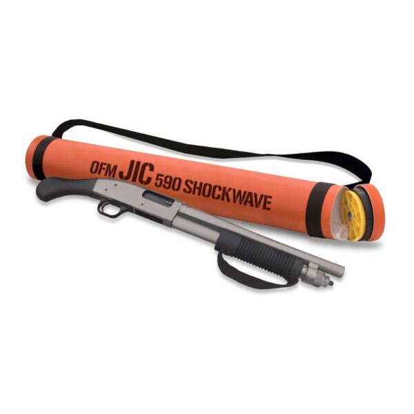 Mossberg 590 Shockwave JIC Shotgun 12 ga 3" Chamber 5rd Magazine 14" Barrel Grey with Water Resistant Tube - Precision Shot Firearms
