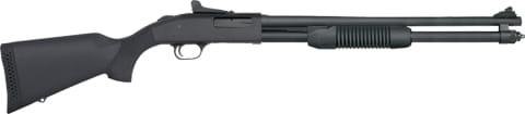 Mossberg 590 9-Shot 20 GA Shotgun 8rd Magazine 3" Chamber 20" Barrel Black Ghost Ring Sights - Precision Shot Firearms