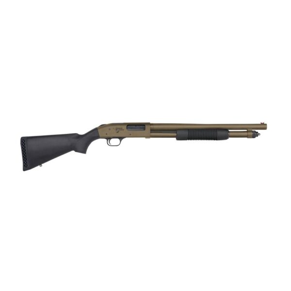 Mossberg 590 Thunder Ranch Shotgun 12 ga 3" Chamber 6rd Magazine 18.5" Barrel Patriot Brown and Black - Precision Shot Firearms