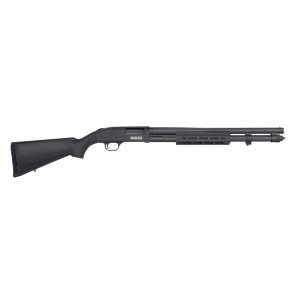 Mossberg 590S Optic Ready Shotgun 12ga 3" Chamber 7rd/8rd/13rd Magazines 20" Barrel Black - Precision Shot Firearms