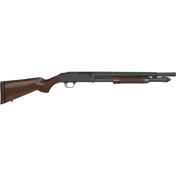 Mossberg 590 Retrograde Shotgun 12 ga 3" Chamber 6rd Magazine 18.5" Barrel Walnut Stock - Precision Shot Firearms