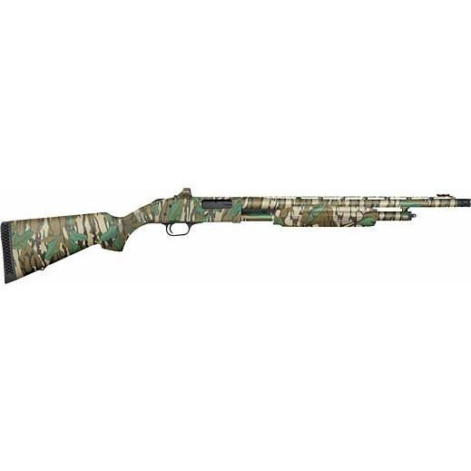 Mossberg 500 Turkey Shotgun 20 ga 3" Chamber 5rd Magazine 20" Barrel Mossy Oak Greenleaf with Holosun HS407K - Precision Shot Firearms