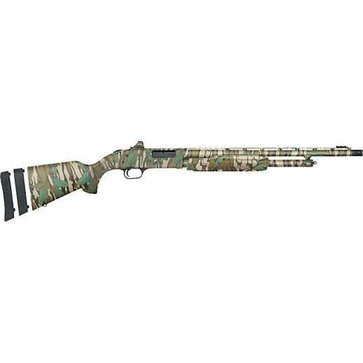 Mossberg 500 Super Bantam Shotgun 20 ga 3" Chamber 5rd Magazine 20" Barrel Mossy Oak Greenleaf with Holosun HS407K - Precision Shot Firearms