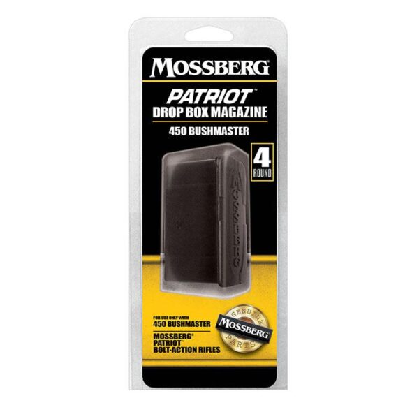 Mossberg Patriot Bolt Action Rifle Magazine Black .450 Bushmaster 4/rd - Precision Shot Firearms