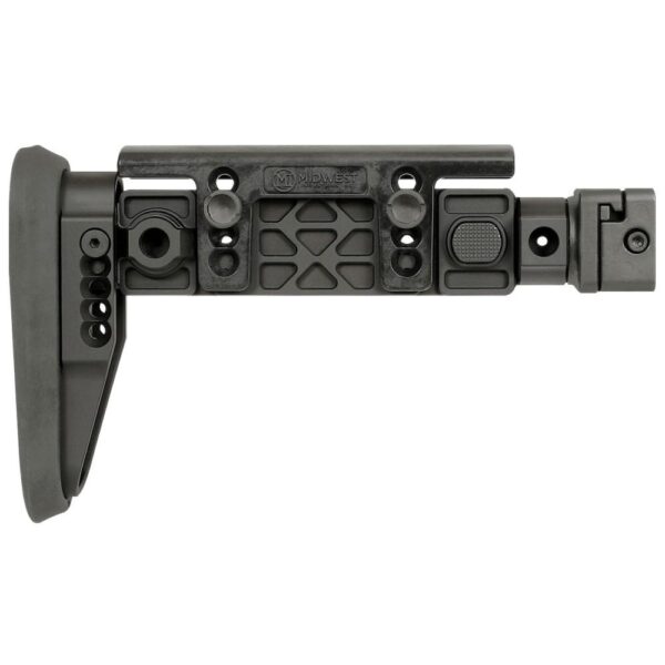 Midwest Industries Alpha Series Picatinny Folding Stock Black - Precision Shot Firearms