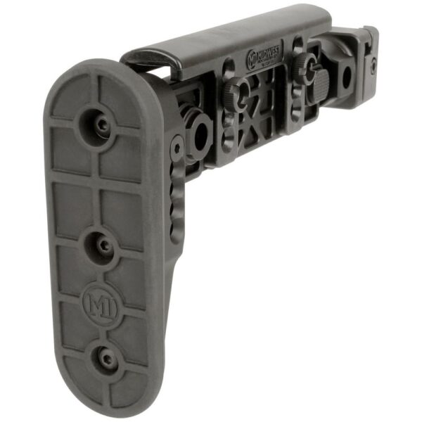 Midwest Industries Alpha Series Picatinny Folding Stock Black - Precision Shot Firearms