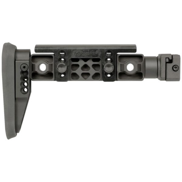 Midwest Industries Alpha Series Picatinny Fixed Beam Stock Side Folder Black - Precision Shot Firearms