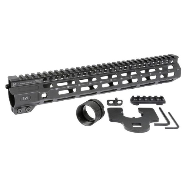 Midwest Industries Combat Rail Free Float Handguard 12.625" MLOK Black - Precision Shot Firearms