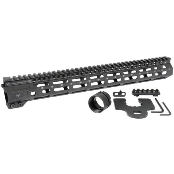 Midwest Industries Combat Rail One Piece Free Float Handguard 15" MLOK Black - Precision Shot Firearms