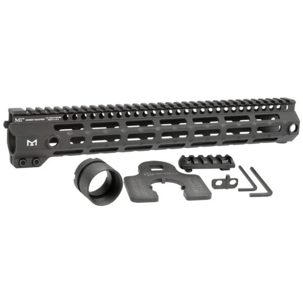 Midwest Industries One Piece Free Floating Handguard M-LOK Compatible 13.375" Black - Precision Shot Firearms