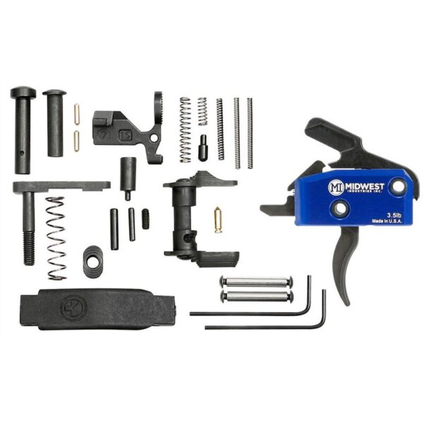 Midwest Industries Drop In Trigger Kit with Lower Parts Ambi Safety Black - Precision Shot Firearms