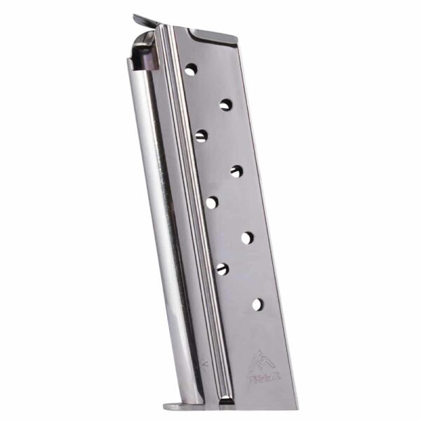 Mec-Gar 1911 Govt Handgun Magazine .38 Super HT Nickel 9/rd - Precision Shot Firearms
