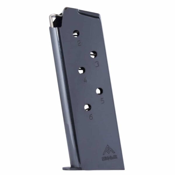 Mec-Gar 1911 Officer/Compact Handgun Magazine Blued .45 ACP 6/rd - Precision Shot Firearms