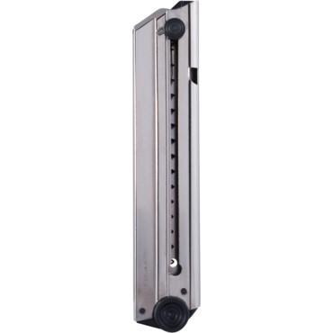 Mec-Gar Handgun Magazine Luger P08 9mm Luger HT Nickel 8/rd Standard - Precision Shot Firearms