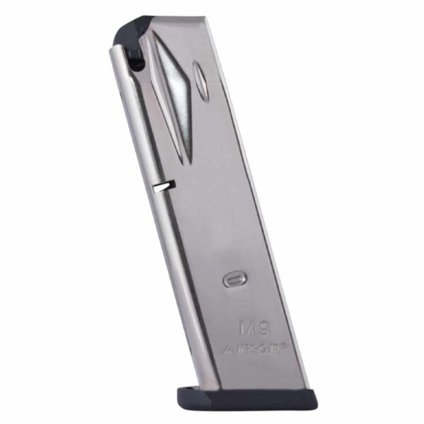 Mec-Gar Beretta 92FS 2G 92X / M9 Handgun Magazine Nickel 9mm Luger 15/rd - Precision Shot Firearms