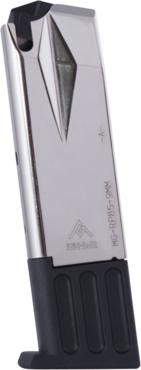 Mec-Gar Handgun Magazine Ruger P85/89/93/94/95/PC9 9mm HT Nickel 10 rds - Precision Shot Firearms