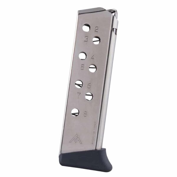 Mec-Gar Walther PP & PPK/S Handgun Magazine Nickel with Finger Rest Floorplate .32 ACP 8/rd - Precision Shot Firearms