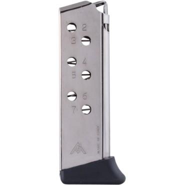 Mec-Gar Handgun Magazine Walther PPK .32 ACP HT Nickel 7 rd - Precision Shot Firearms