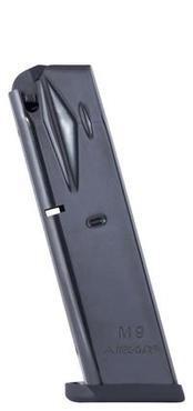 Mec-Gar Beretta 92FS M9 Magazine 9mm Flush Fit Blued 10/rd - Precision Shot Firearms