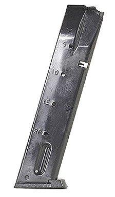 Mec-Gar S&W 5900 Series/915/910/659 Magazine 9mm Extended Blued 20/rd - Precision Shot Firearms