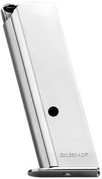 Mec-Gar Walther PPK/S .380 Magazine Standard Floorplate Nickel 7/rd - Precision Shot Firearms