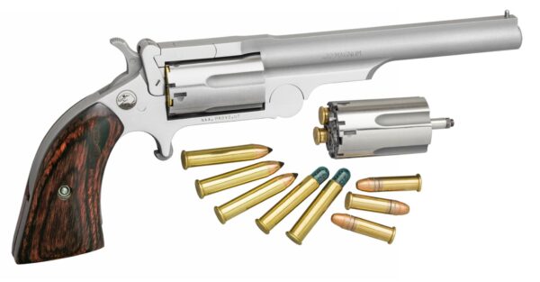 North American Arms Ranger II Handgun .22 WMR/.22 LR 5rd Capacity 4" Barrel Rosewood Grips - Precision Shot Firearms