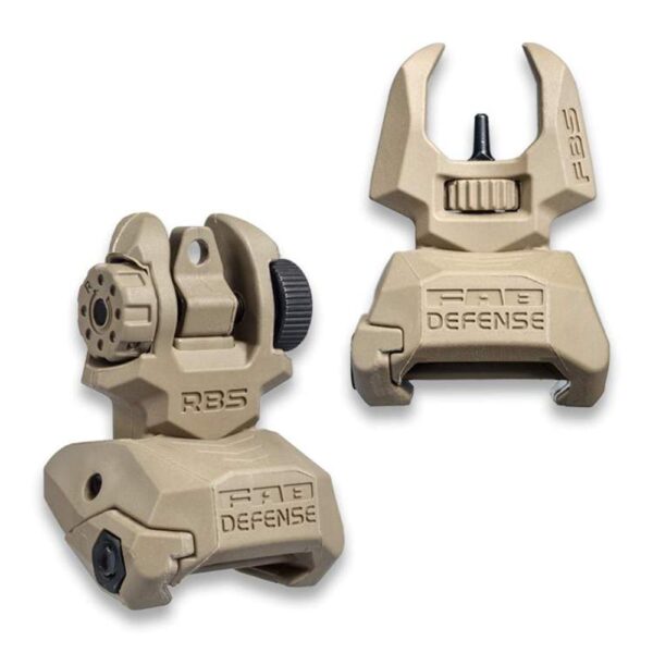 FAB Defense FRBS Rifle Sights Kit Tan - Precision Shot Firearms