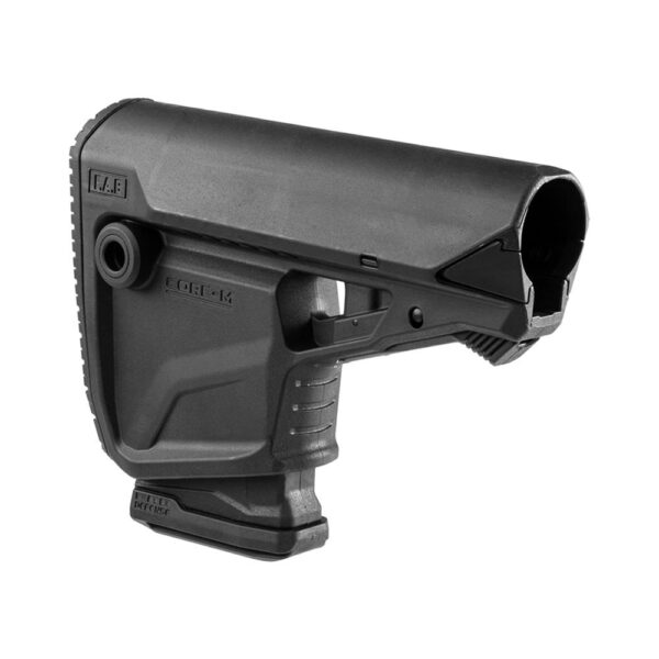 FAB Defense GL CORE M M4 Survival Buttstock with Built-in Mag Carrier Black - Precision Shot Firearms