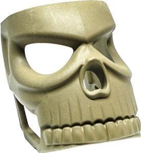 FAB DEFENSE DECORATIVE INSERT SKULL FDE FOR MOJO MAGWELL GRIP - Precision Shot Firearms