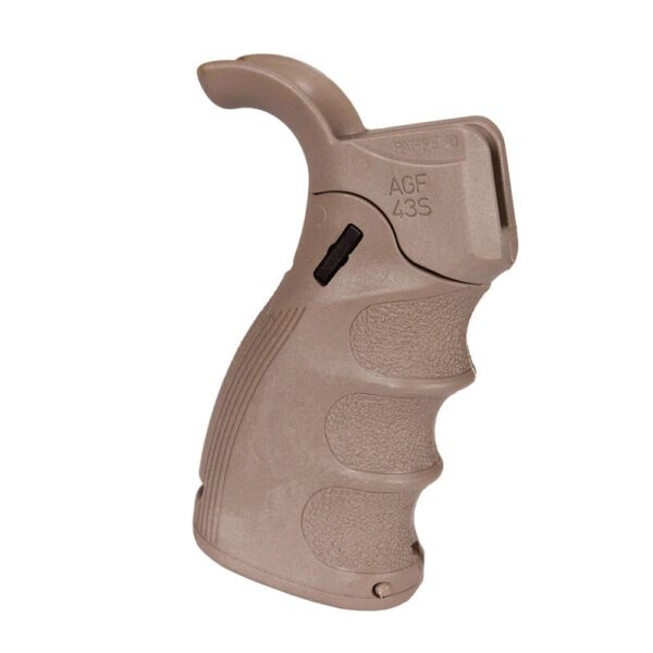 Fab Defense AGF-43S Tactical Folding Grip for-M16-M4-AR15 FDE - Precision Shot Firearms