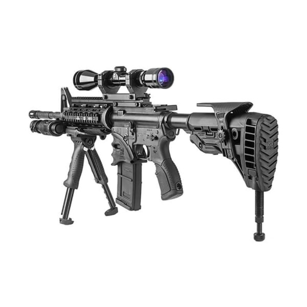 Fab Defense Rotating Tactical Foregrip and Bipod Black - Precision Shot Firearms