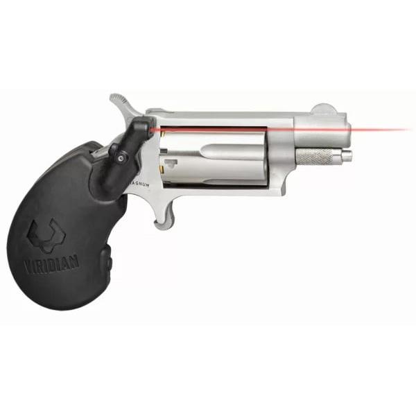 NAA 22MS VL Mini-Revolver Handgun .22 WMR 5rd Capacity 1.125" Barrel with Viridian Laser Grip - Precision Shot Firearms