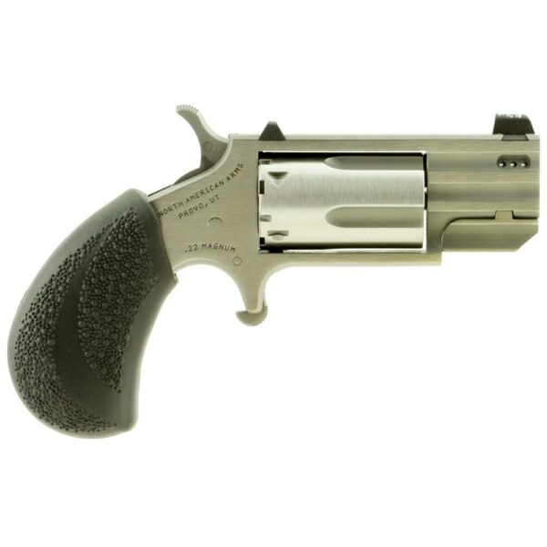 NAA Pug TP Handgun .22 Mag 5rd Magazine 1" Barrel Silver with Black Grip - Precision Shot Firearms