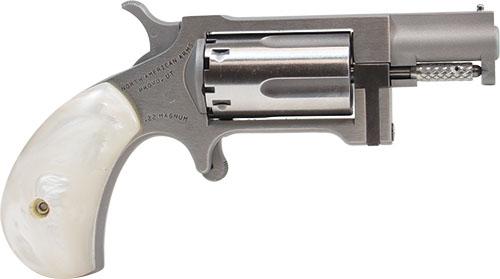 NAA Sidewinder Mini Revolver.22 WMR 1.5" Barrel White/Pearl Grip - Precision Shot Firearms