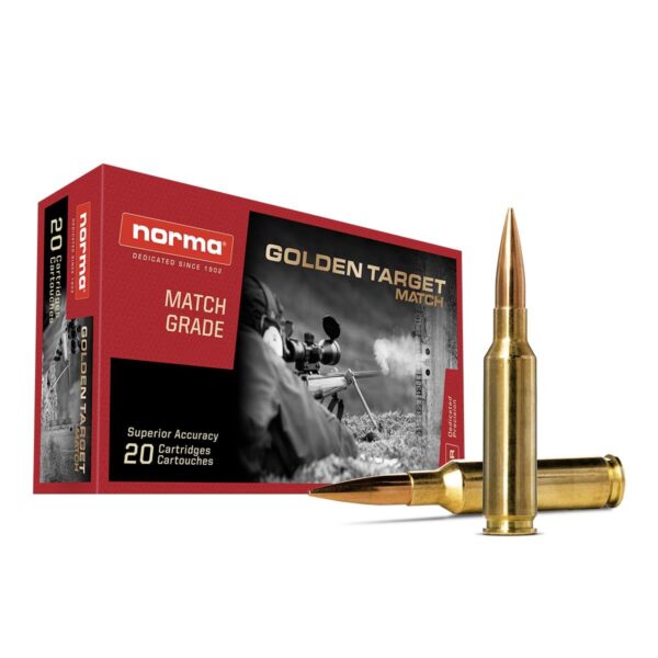Norma Golden Target Match Rifle Ammunition 6.5 Creedmoor 143gr BTHP 2723 fps 20/ct - Precision Shot Firearms