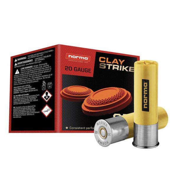 Norma Claystrike Shotshells 20ga 2-3/4" 1oz 1250 fps #8 25/ct - Precision Shot Firearms