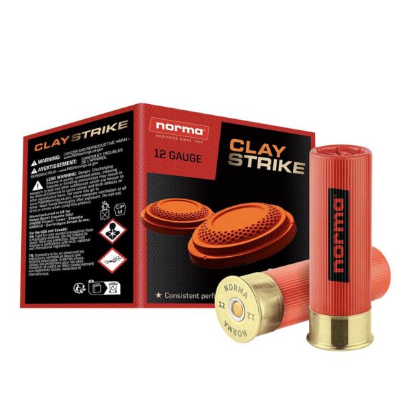 Norma CLAYSTRIKE Shotshells 12ga 2-3/4" 1oz 1250 fps #8 25/ct - Precision Shot Firearms
