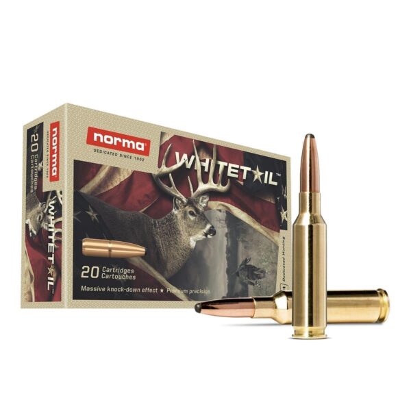 Norma WhiteTail Rifle Ammunition 6.5 Creedmoor 140gr PSP 2657 fps 20/ct - Precision Shot Firearms