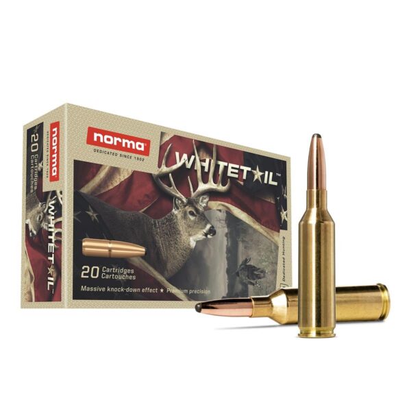 Norma WhiteTail Rifle Ammunition 6.5 PRC 140gr PSP 2657 fps 20/ct - Precision Shot Firearms