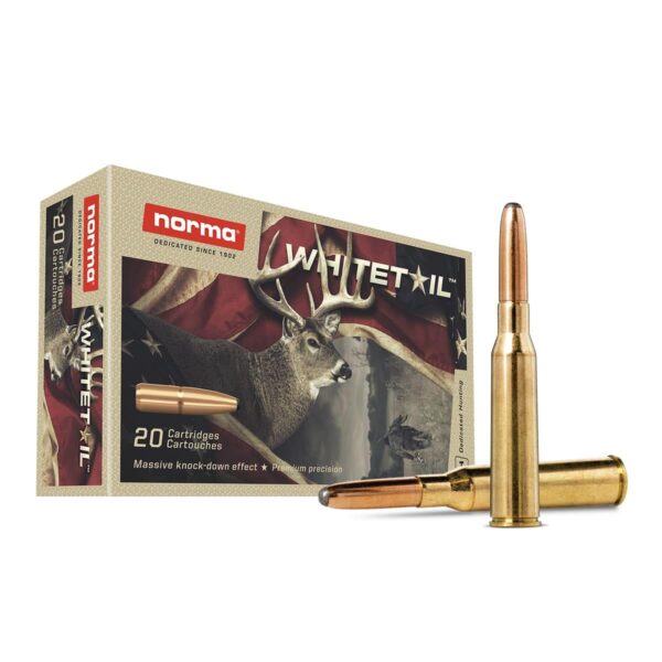 Norma WhiteTail Rifle Ammunition 7.7 Jap 174gr PSP 2493 fps 20/ct - Precision Shot Firearms