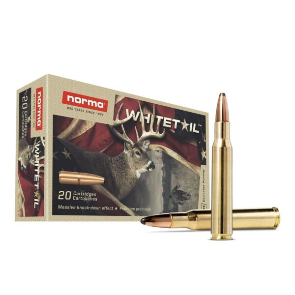 Norma WhiteTail Rifle Ammunition .30-06 Sprg 150gr PSP 2887 fps 20/ct - Precision Shot Firearms