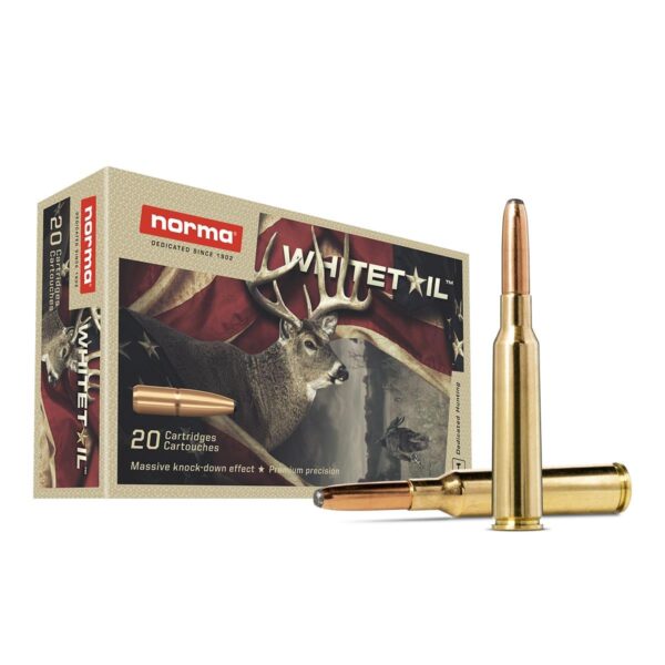 Norma WhiteTail Rifle Ammunition 8x57 JS 196gr PSP 2525 fps 20/ct - Precision Shot Firearms