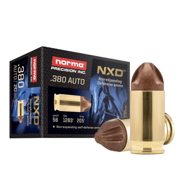 Norma NXD Handgun Ammunition .380 Auto 56gr NXD 1283 fps 20/ct - Precision Shot Firearms