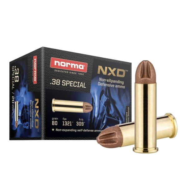 Norma NXD Handgun Ammunition .38 Spl 80gr NXD 20/ct - Precision Shot Firearms