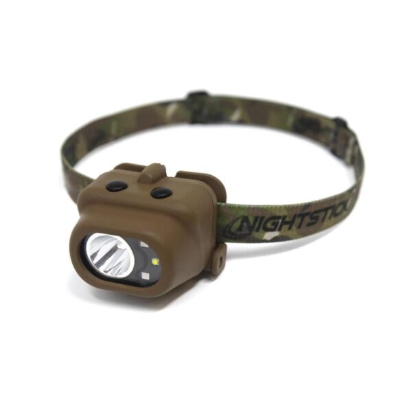 Nightstick Multi-Function Headlamp 210 Lumens White/Red/Green Lights FDE - Precision Shot Firearms