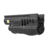 Nightstick Shotgun Forend Light with Green Laser Black for Mossberg 500/590/590A1/Shockwave 1200 Lumens - Precision Shot Firearms